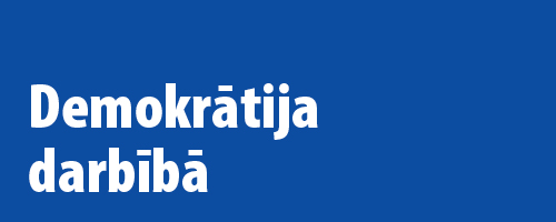 Demokrātija darbībā logo