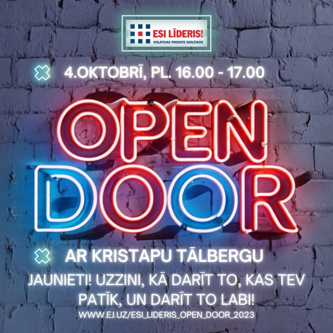 Open Door ar Kristapu Tālbergu